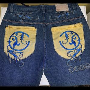 Coogi Mens Gold Pockets Jeans